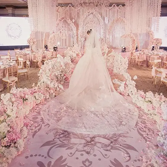 1000pcs Rose Petals Artificial Silk Flower Rose Petals for Wedding Decorations {2}