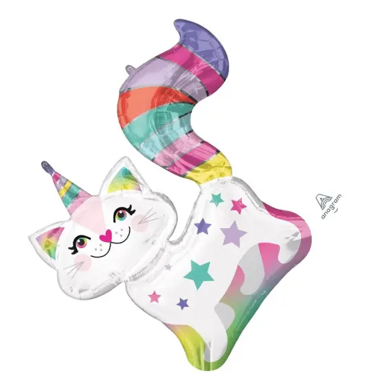 31" Caticorn Foil Balloon Magical Party Decoration {3}