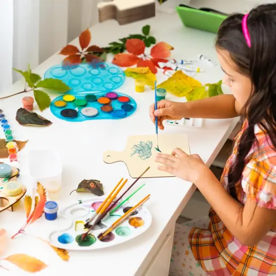 36 Pcs Mini Wooden Cutting Board for Crafts Small Charcuterie Boards Bulk(9.4" X 5.1") {5}