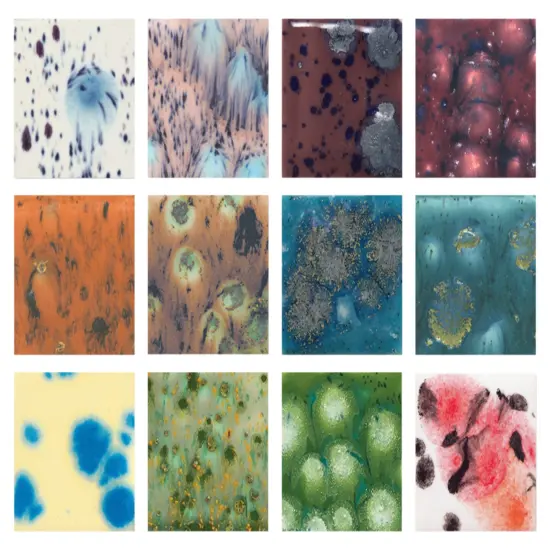 Sax Crystal Magic Glazes, 4 Ounce Jars, Assorted Colors, Set of 12 {1}