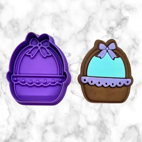 Easter Basket with Bow #2Cutter and Embosser {2}