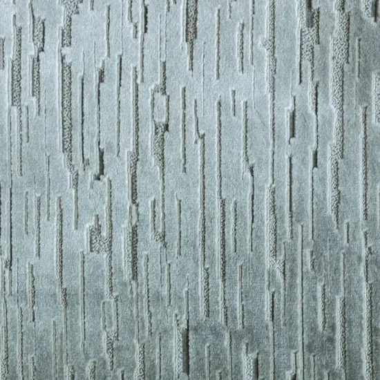 Rebar Velvet Upholstery & Drapery Fabric Silver {1}