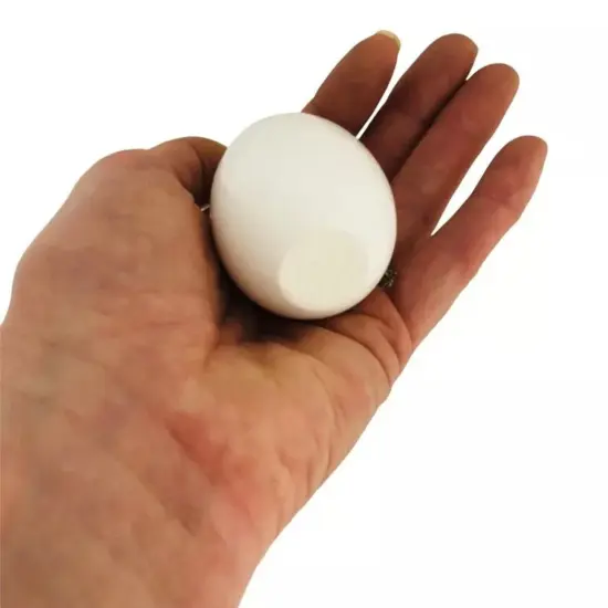 Kitcheniva 25 Pcs 2.5" White Wood Eggs Easter Decor Kids Pretend Play DIY {5}