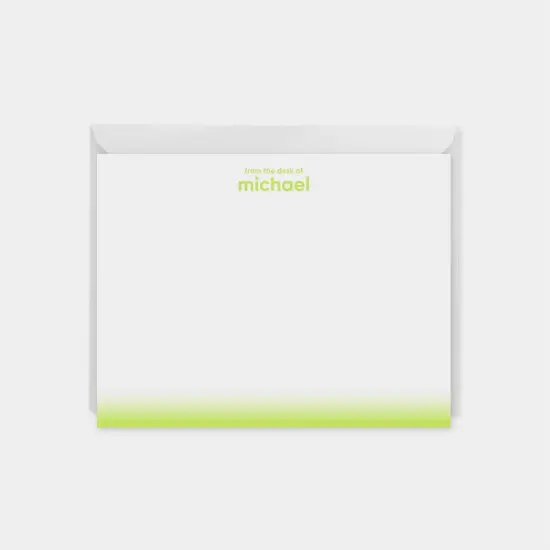 Neon Ombre Edge Note Cards II {1}