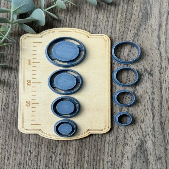 Round Stones | Faux Turquoise | Country Western Clay Cutters {3}