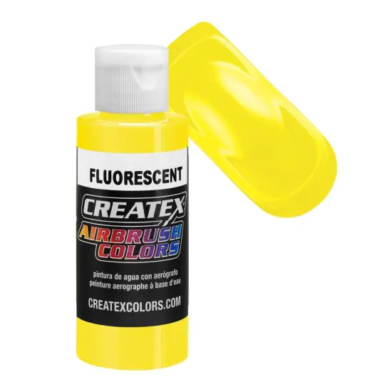 Yellow - Fluorescent Neon Airbrush Paint, 2 oz. {1}