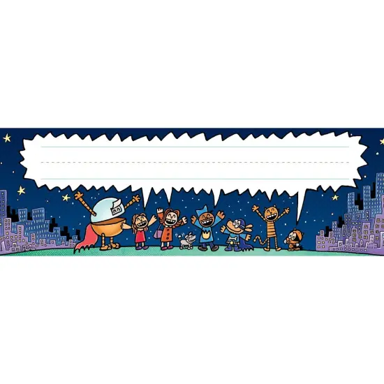 Dog Man Name Plates, 36 Per Pack, 3 Packs {2}