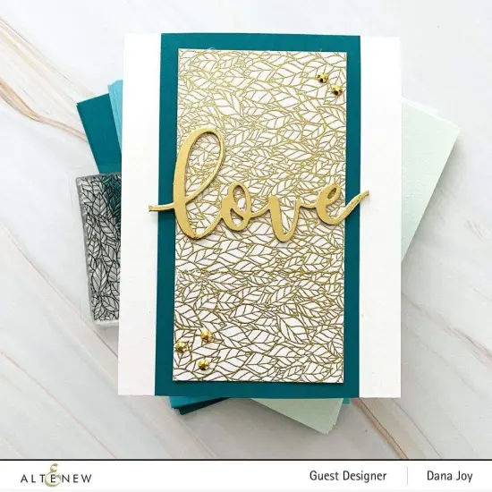 Overlapped Leaves Stamp Set {2}