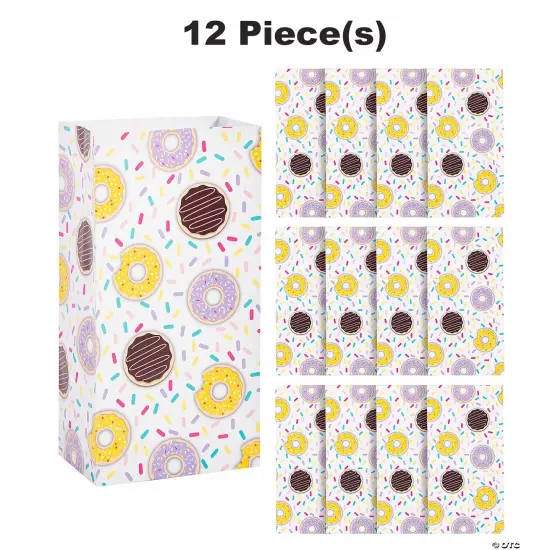 Donut Party Sprinkles Treat Bags -12 Pc. {1}