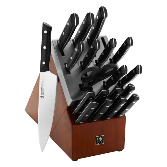 HENCKELS Dynamic Self-Sharpening Knife Block Set {4}