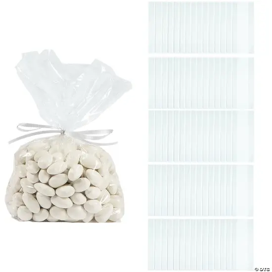 5 1/2" x 11" Bulk 150 Pc. Clear Cellophane Treat Bags {2}