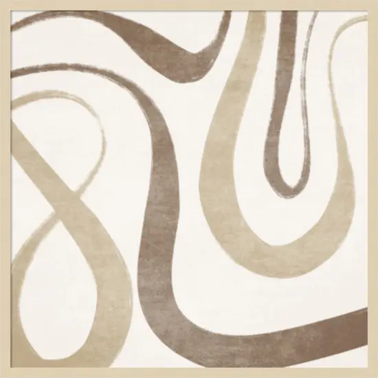 Nehir Kivrimli Set1 by Emel Tunaboylu Wood Framed Wall Art Print {1}