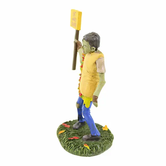 Enesco 3.75 In Eat More Brains Halloween Halloween Village , Halloween Decor Halloween Zombie Food Yellow {3}