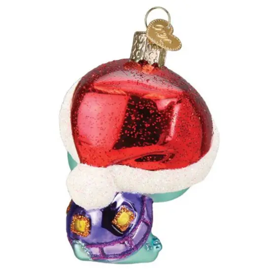 Old World Christmas 3.0 Inch Littlest Pet Shop Bev Tree Ornament , Box Turtle Energetic Blue {2}