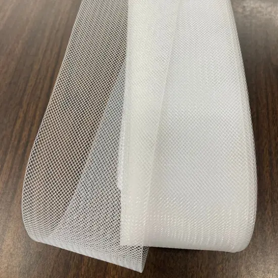 1 Yard Crinoline Webbing Horse hair Trim Braid for Sewing 100% Nylon, 3" Wide White {1}