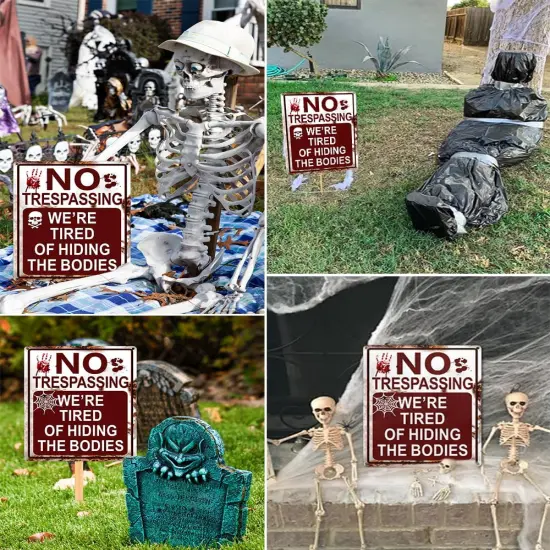 2 Packs Halloween Decoration Halloween Signs {5}