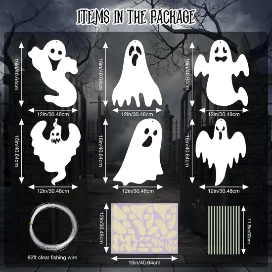 6PCS Halloween Outdoor Decorations Yard Signs Stakes {4}