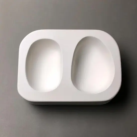 7&rdquo; x 5" x 2.25" Large River Rocks Frit Casting Glass Fusing Kiln Mold {3}