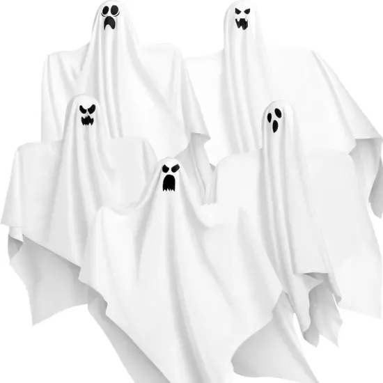 Halloween Hanging Ghosts Outdoor Decoration(5 Pack) {1}
