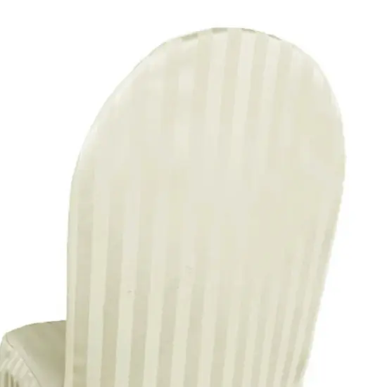 1 Piece Striped Jacquard Polyester Banquet Chair Cover Ivory Elegant Wedding Decor {4}