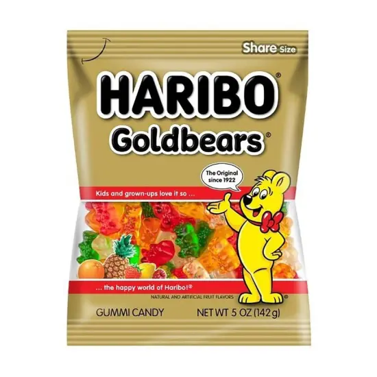 Haribo Goldbears Gummi Candy 5 oz, 12 Ct {1}