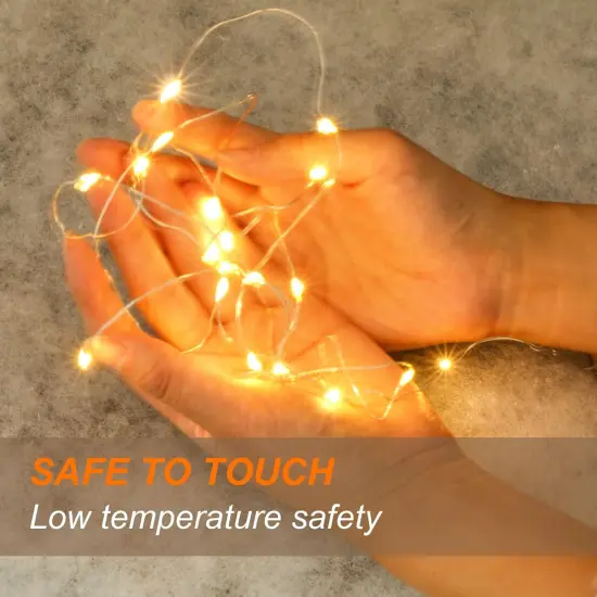 Wine Bottle Cork Lights with Timer, 10 Pack 20 LED 6.6 ft F {4}