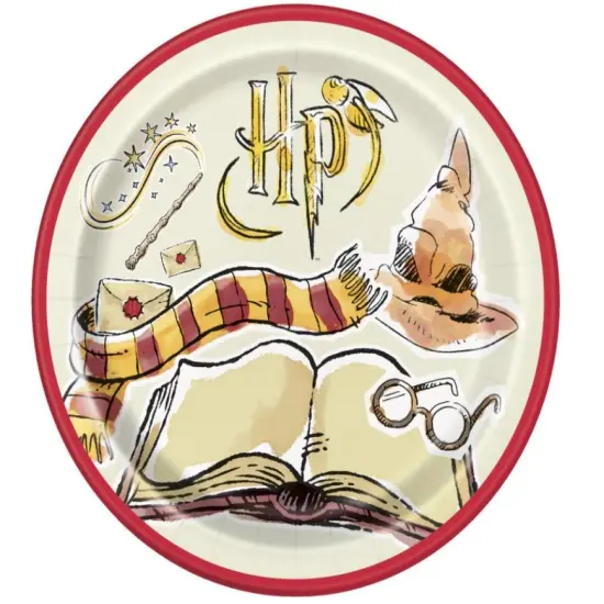Harry Potter Round 9" Dinner Plates, 8ct {1}