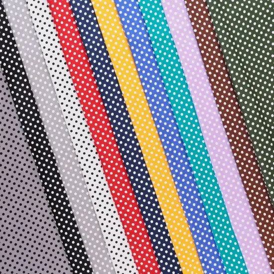 Mook Fabrics Polka Dot Flannel Fabric [43 in. Wide] - By The Yard Grey/Black {4}