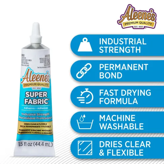 Aleene&rsquo;s Super Fabric Adhesive 1.5 fl. oz. 3 Pack {3}