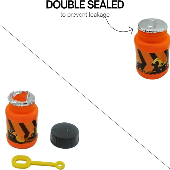4E&rsquo;s Novelty 24 Pack Mini Bubbles &ndash; Construction Party Favors for Kids, 1 oz Bubbles Party Favors! {5}