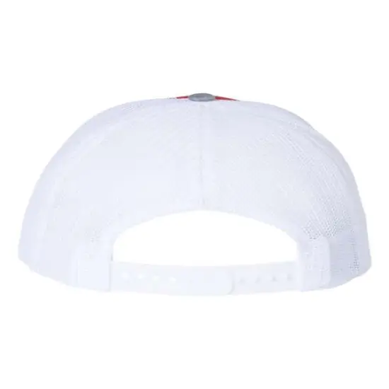 Richardson&reg; Snapback Trucker Cap R White H Grey {2}