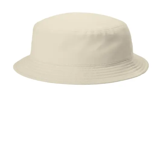Port Authority&reg; Twill Short Brim Bucket Hat Sahara {1}