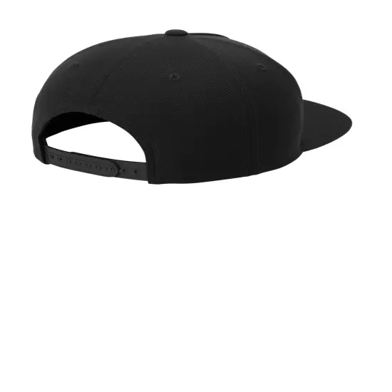 Sport-Tek&reg; YP Classics Premium 5 Panel Snapback Cap Black {2}