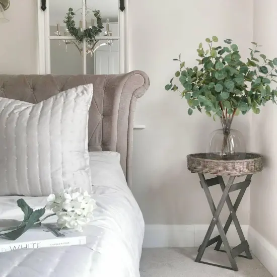 6Pcs Artificial Eucalyptus Stems Tall 24" Faux Eucalyptus Branches Fake Greenery Plants Stems for Vase Home Party Wedding Decorations {4}