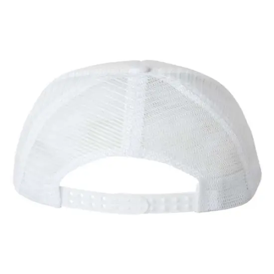 Valucap&reg; Foam Mesh Back Trucker Cap White/ White {2}