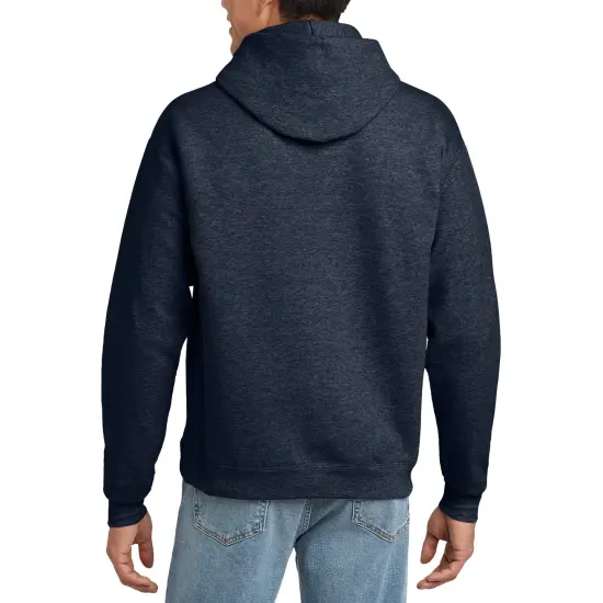 Hanes Men's Ecosmart Fleece Hooded Sweatshirt, Pullover Casual Hoodies Assorted Color Heather navy {3}