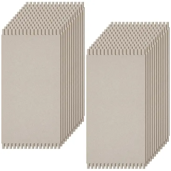 24 Pack Cardboard Weaving Looms Weaving Wide Notch Loom Boards Loom for Beginners Knitting Sewing Crochet Basket Jewelry Arts Crafts, 6-1/2 x 13 Inch {1}