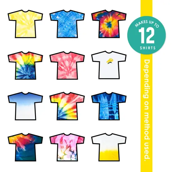 S.E.I. Primary Tie Dye Kit 3 Pack: Pre-Mixed Spray Tie Dye Kit, Easy-to-Use, Non-Toxic Fabric Dye in Red, Yellow, and Blue, Shake and Spray {2}