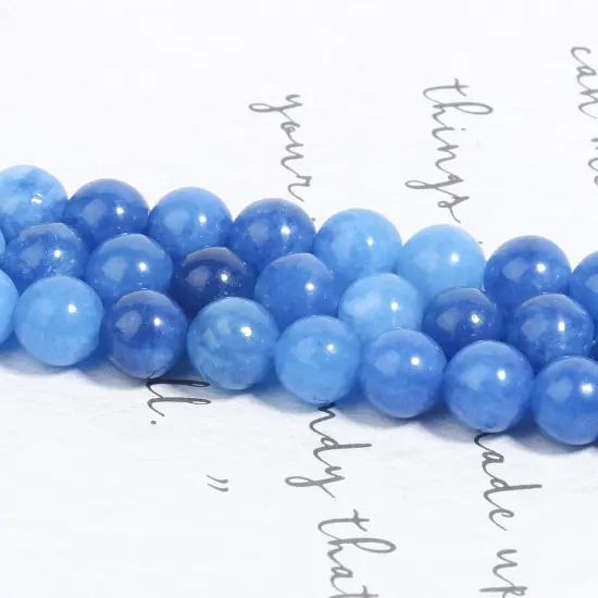 60pcs 6mm Natural Stone Beads Kyanite Beads Crystal Gemstone for Jewelry Making, DIY Bracelet Necklace {3}
