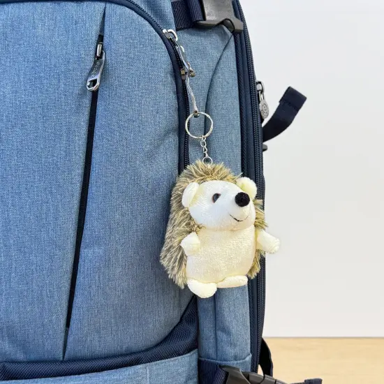 Wrapables Cute Plush Keychain Pendant Charm for Bag, (Set of 2) Hedgehogs {6}
