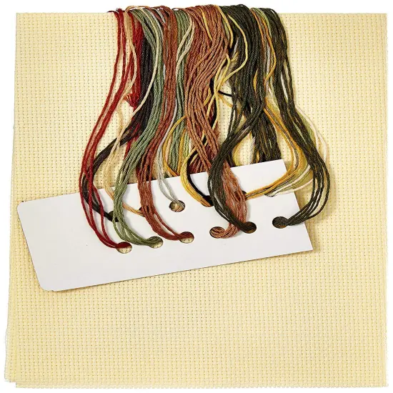 Janlynn 50222 Counted Cross Stitch Kit 7.75"X11.25", Joy in The Journey (14 Count), Blue {2}