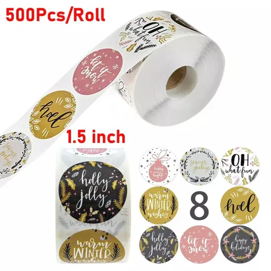 1.5 inch Thank You For Supporting My Business Decals Seals Labels Craft Stickers {5}