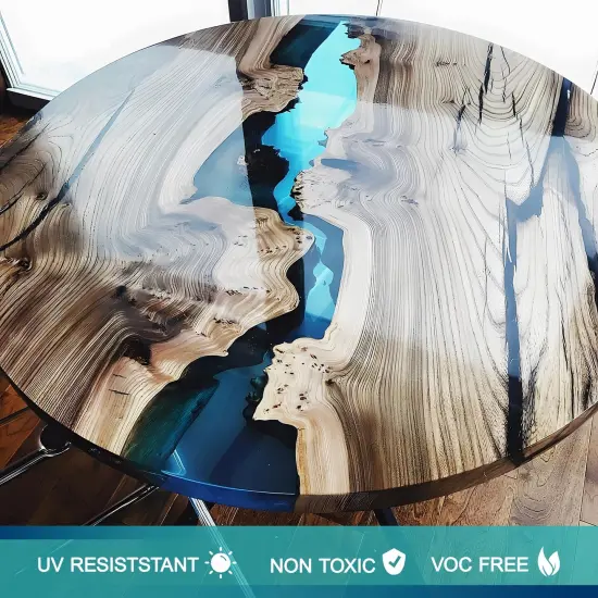 Epoxy Resin, 16 OZ Resin Kit, Self-Leveling Bubbles Free 8oz Resin and 8oz Hardener Resin Kit for Art DIY, Jewelry, Molds, Easy 1:1 Mix, DIY Crafts {4}