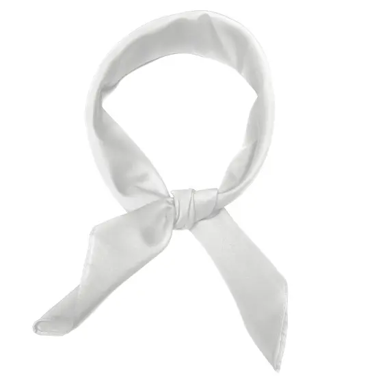 Pack of 6 Plain Chiffon Scarf Square Retro Ribbon Pure Cotton {2}