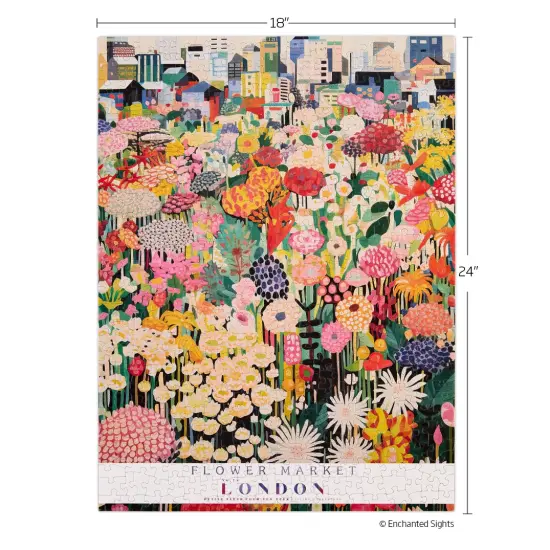 London Flower Market 500 Piece Puzzle {5}