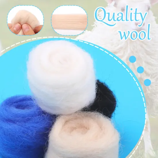 Needle Felting Kit for Beginners - Wool Felt Painting Gifts for Girls Kids Adults, The Great Wave&hellip; {3}