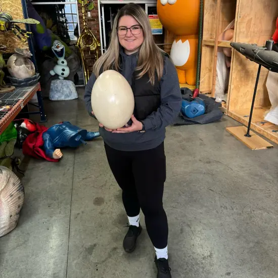 Large Sauropod Dinosaur Egg Life Size Statue {3}