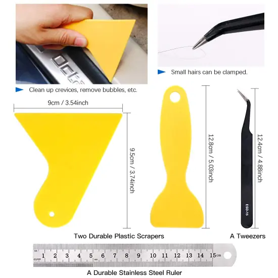 21Pcs Carving Modeling Clay Sculpting Tool Set Including Pottery Sculpture Tool, Silicone Tip Pen, Dual-End Dotting Clay Tool, Scraper, Tweezers, Ruler, Acrylic Clay Roller, Acrylic Sheet {4}