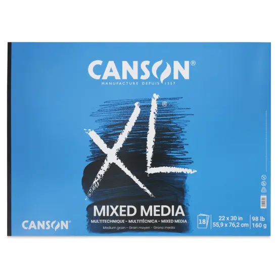 Canson XL Mixed Media Tapebound Pad - 22" x 30" {1}