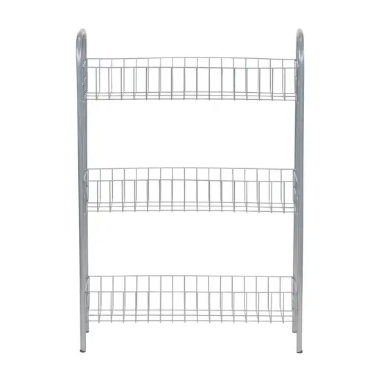 Household Essentials Slim Storage Cart, 3 Shelf Storage Cart with Wheels, Perfect for Laundry Rooms, Bathrooms, Pantries, Kitchens and More {4}